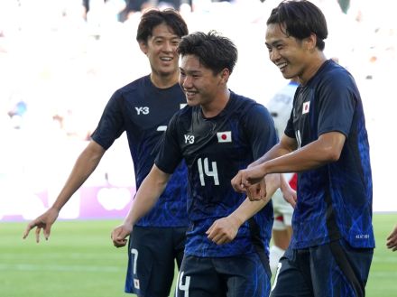 またしても三戸舜介!! 大岩Jパリ五輪初戦で追加点、停滞ムード打破するヘッド弾で得点王争いにも名乗り