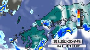 【山口天気 朝刊7/25】きょう25日(木)も変わりやすい空模様 再び蒸し暑くなり猛暑日のところも 来週は一段と危険な暑さに!