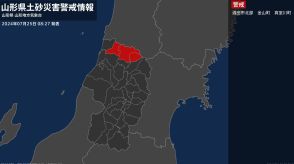 【土砂災害警戒情報】山形県・酒田市北部に発表