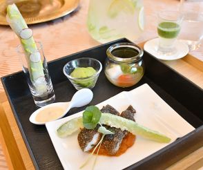 外内島キュウリ、味わい多彩　鶴岡で魅力伝えるツアー
