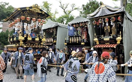 天神まつり　華やか舞台　松本・深志神社で例大祭　長野県松本市