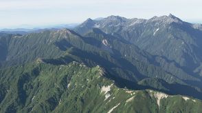 北アルプス燕岳で遭難　愛知県岡崎市の59歳男性が重傷　下山中にバランスを崩して転倒