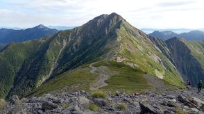 登山道に意識のない男性　警察が救助するも死亡確認　山梨・中白根山