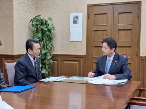 鈴木康友静岡県知事が財務省を訪れ早くも来年度の予算要望書を政務官に提出