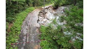 大雨被害で不通の太平山・旭又登山道　早期復旧望まれるも通行再開は数年先に　秋田・記録的大雨から1年