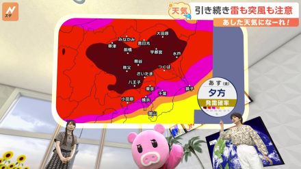 【7月26日 関東の天気】引き続き雷も突風も注意