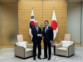 駐日韓国大使　岸田首相に離任のあいさつ