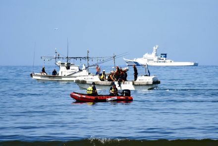 【続報】出雲・稲佐の浜の高校生不明、２５日の捜索では見つからず　夜間は巡視船で海上監視