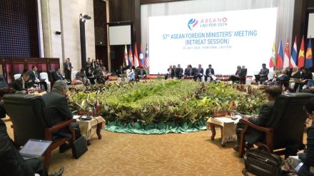 ASEAN加盟国による外相会議開かれる　内戦状態続くミャンマー情勢などについて意見交わす