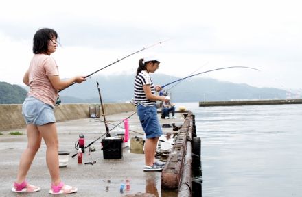 釣り情報【舞鶴】豆アジ、豆サバ回り家族連れがサビキ楽しむ