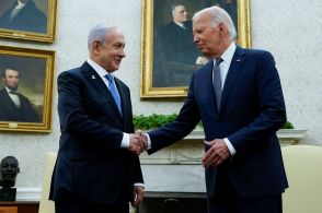 バイデン氏、イスラエル首相と会談　ガザ停戦改めて呼びかけ