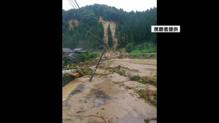 【山形県内・大雨情報】京田川や鮭川など６箇所で氾濫　7月1カ月の降水量大きく超える