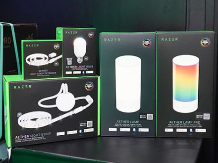 ゲーミングルーム向け照明「Razer Aether」シリーズに新モデル、計5製品