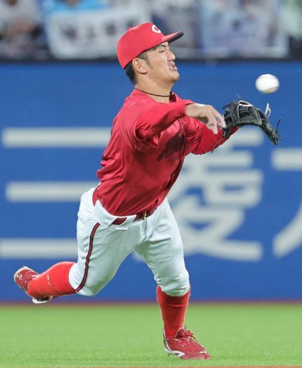 【カープ】矢野雅哉が1位、読者が選ぶカープ前半戦MVP　好守で貢献