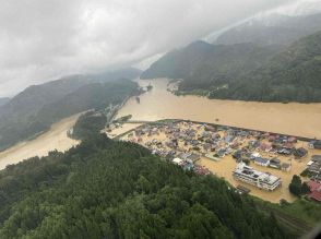 最上川氾濫で複数の孤立地区　自衛隊が救助活動　山形