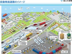 高速道路に自動物流専用空間　無人で24時間稼働