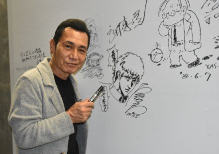 アムロがケンシロウ風に？　原哲夫さんが「安彦展」でイラスト披露