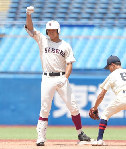 【高校野球】早実が１４点圧勝で決勝進出　３回表に打者１７人の猛攻で一挙１２点