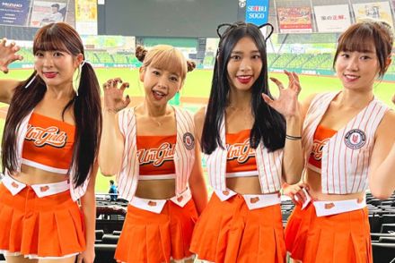 ヘソ出し＆ミニスカで登場…「きつねダンス」を踊った台湾チア、元AKBメンバーも