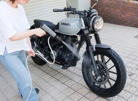 「車、バイクや自転車も気軽に洗車」業界最軽量・最小クラスで文句なしのスペック！“ポケッタブル高圧洗浄機”の実力がすごい