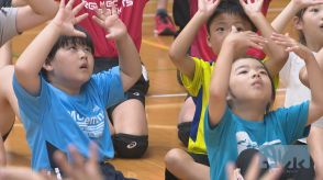 Vリーグ女子王者NECがバレーボール教室　川崎市の小学生に