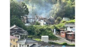 パチンコ台約1000台焼損か　呉市で倉庫など3棟が全焼