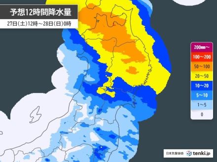 記録的大雨の東北　午後は再び激しい雨　30日頃まで長引く大雨　氾濫など最大級警戒