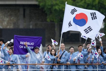 韓国「とんでもないミス」と抗議、パリ五輪開幕式で韓国を「北朝鮮」と誤アナウンス