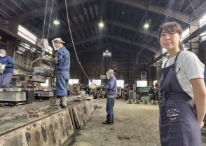 能登地震の廃材で作る万博案内板、大阪鋳物師ルーツの金沢企業が「始祖の地」で技アピール