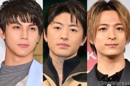 Hey! Say! JUMP有岡大貴、Da-iCE和田颯・GENERATIONS佐野玲於・中川大志との食事を報告 4ショットに「酔ってる顔してる」「豪華メンツ」と話題