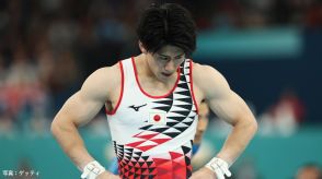 【速報】パリ五輪　体操男子エース・橋本大輝　鉄棒での2連覇逃す