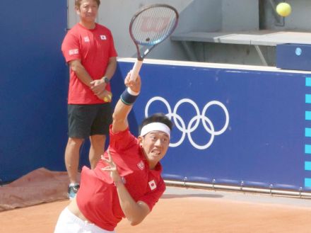 【パリ五輪】錦織圭の男子シングルス初戦は雨で順延…屋外コートの全試合が実施できず