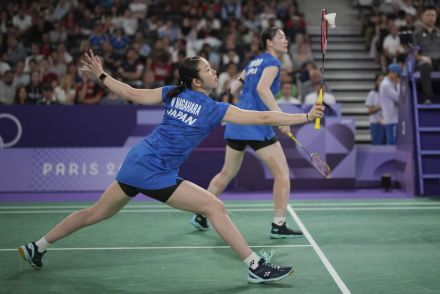 【パリ五輪】女子ダブルスの永原和可那、松本麻佑組が東京五輪金ペアを撃破　シダマツも初戦快勝