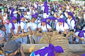 「こんなに長い勝負になるとは」激闘11分40秒！　21年ぶりの津嘉山大綱曳きは東が制す　沖縄・南風原町