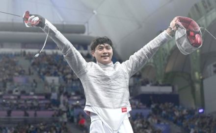 ＜パリ五輪＞フェンシングのオ・サンウク、サーブル個人戦で金メダル…韓国選手団金メダル第１号