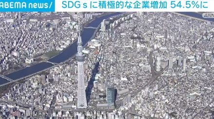 SDGsに積極的な企業増加 54.5％で過去最高に 「企業イメージ向上」など約7割が効果実感