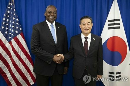 韓米国防相　北朝鮮に風船散布の中止求める