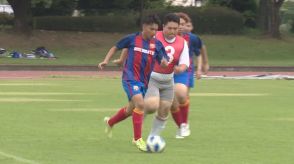 知的障害者のサッカー大会　群馬・前橋市