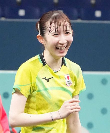 早田ひな　五輪初勝利！「1勝できてよかった」　混合ダブルス初戦敗退の悔しさ「忘れてはいけない」