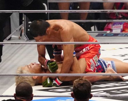 【RIZIN】46歳の所英男　26歳のヒロヤに1R3分20秒TKO勝ち　引退回避！