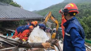 中国・湖南省で土砂崩れ、12人死亡