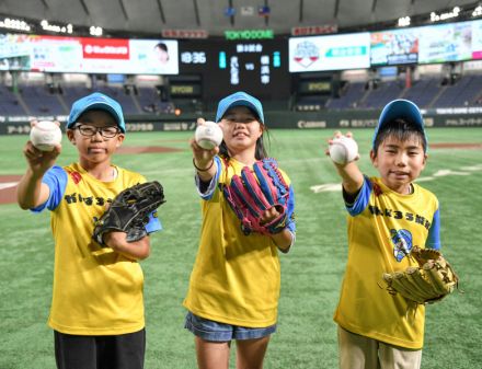 「一生、忘れない」　能登の小学生が都市対抗を観戦、始球式も