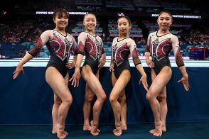 4人で好演技の体操日本女子に補欠・杉原愛子労い　「みんなよく頑張った」「感動をありがとう」