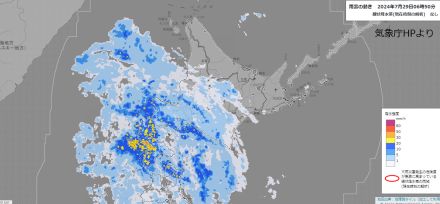 ＜7月29日昼前まで要警戒！＞北海道南西部で大雨の恐れ…小樽市、函館市、上ノ国町に大雨警報発表中 土砂災害や低い土地の浸水に警戒を 北海道