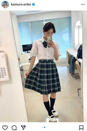 フジ小室瑛莉子アナ、浴衣＆制服姿を披露　「クラスのマドンナみたい」「反則級にかわいい」