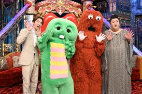 ガチャピン＆ムックが『月曜から夜ふかし』に降臨 “芸歴51年”の大ベテランに村上信五＆マツコも恐縮