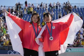 五輪＝14歳吉沢恋が金、15歳の赤間凜音も銀　スケートボード