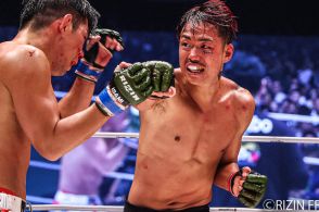 【超RIZIN】芦澤竜誠、皇治に激勝も「今までで一番不安だった」理由明かす、敗れた皇治は会見欠席