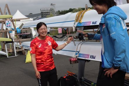 パリ五輪ローイング　日本代表コーチの原口聖羅（長崎出身）　“愛されキャラ”笑顔で選手送り出す　