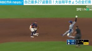 大谷翔平、シーズン自己最多の27盗塁目 足で見せるも4打数0安打2三振に終わる